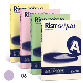 Carta RISMACQUA 140gr A4 200fg lilla 06 FAVINI