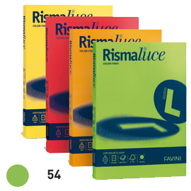 Carta RISMALUCE 200gr A4 125fg pistacchio 54 FAVINI