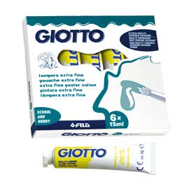 TEMPERA GIOTTO TUBO 4 (12ML) GIALLO LIMONE 03