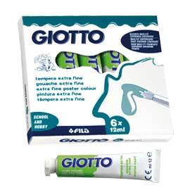 TEMPERA GIOTTO TUBO 4 (12ML) VERDE CINABRO 11