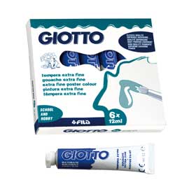 TEMPERA GIOTTO TUBO 4 (12ML) BLU COBALTO 16