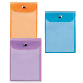 BUSTA CON BOTTONE PRESS 2 COLOR 9,5X12CM - ASSORTITE