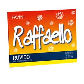 ALBUM RAFFAELLO 240X330MM 100GR 20FG RUVIDO