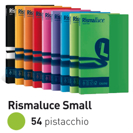 Carta RISMALUCE SMALL A4 200gr 50fg pistacchio 54 FAVINI