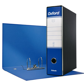 REGISTRATORE OXFORD G85 BLU DORSO 8CM F.TO PROTOCOLLO