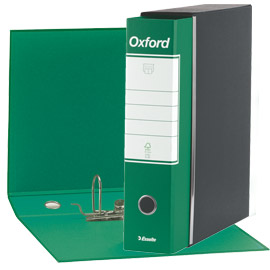 REGISTRATORE OXFORD G85 VERDE DORSO 8CM F.TO PROTOCOLLO