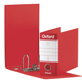 REGISTRATORE OXFORD G81 ROSSO DORSO 8CM F.TO MEMORANDUM