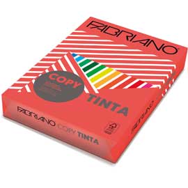 CARTA COPY TINTA A3 80GR 250FG COL.FORTI ROSSO