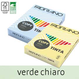 CARTA COPY TINTA A4 80GR 500FG COL.TENUE VERDE CHIARO