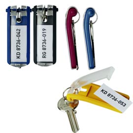 SCATOLA 6 PORTACHIAVI KEY CLIP ASSORT. DURABLE