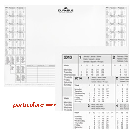 RICAMBIO 25FG CON CALENDARIO BIANNUALE 57x41cm DURABLE