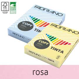 CARTA COPY TINTA A3 160gr 125fg col.tenui ROSA FABRIANO