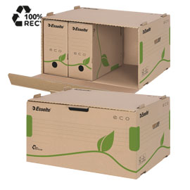 SCATOLA CONTEINER EcoBox 34x43,9x25,9cm apertura laterale ESSELTE