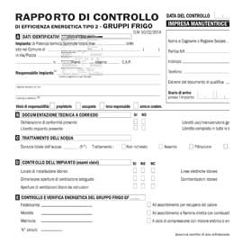 25 RAPPORTI CONTROLLO EFFICIENZA ENERG.T2 gruppi frigo 31x21cm snap3c E9092T2