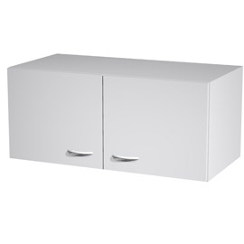 SOPRALZO A 2 ANTE 90x45,8cm - H40cm per ARMADI MODULARI GRIGIO