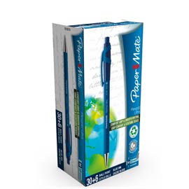 SPECIAL PACK 30+ 6 PENNA SFERA FLEXGRIP ULTRA STICK BLU 1.0 PAPERMATE