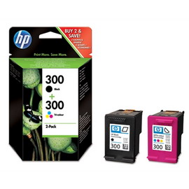 VALUE PACK NERO E COLORE INCHIOSTRO HP 300