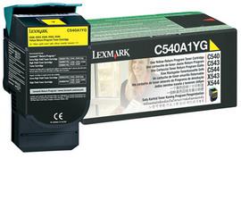 TONER RETURN PROGRAM GIALLO C540 C543 C544 X543 CAPACITA' STANDARD