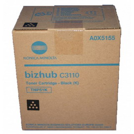 TONER NERO TNP-51K PER BIZHUB C3110