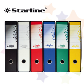 REGISTRATORE STARLINE KingBox dorso 8cm F.to protocollo - colore BLU