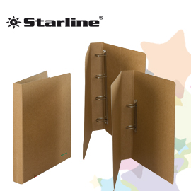 RACCOGLITORE 22X32CM 4 ANELLI D.30 SOLE FSC CARTONE ECO STARLINE