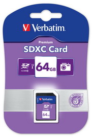 SECURE DIGITAL CARD 64GB XC CLASS UH S-1