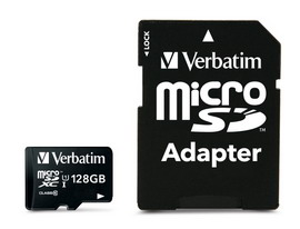 MICRO SD CARD 128GB HC CLASSE 10 FINO A 45MB/S