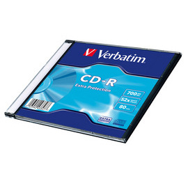 SCATOLA 200 CD-R DATALIFE SINGLE PACK SLIM CASE 1X-48X 700MB SERIGRAFATO