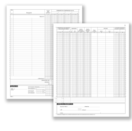 Registro Corrispettivi 16pag. num.31x24,5cm DU1386N0000 Data Uffcio