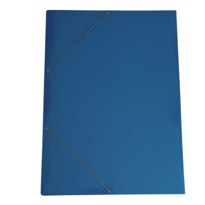 Cartella con elastico 70x100cm Azzurro in cartoncino plast. 71LD