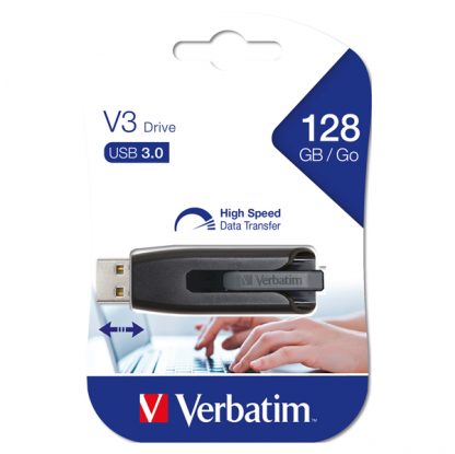 MEMORIA USB 3.0 SUPERSPEED - STORE 'N' GO V3 USB DRIVE 128GB (NERO)