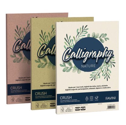 Carta Calligraphy Nature CRUSH A4 50fg 120gr uva FAVINI