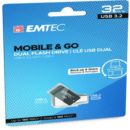 Emtec Dual USB3.2 to Type-C T260 32GB