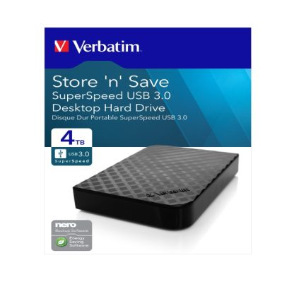 Verbatim HDD esterno 3.5" 4TB USB 3.0