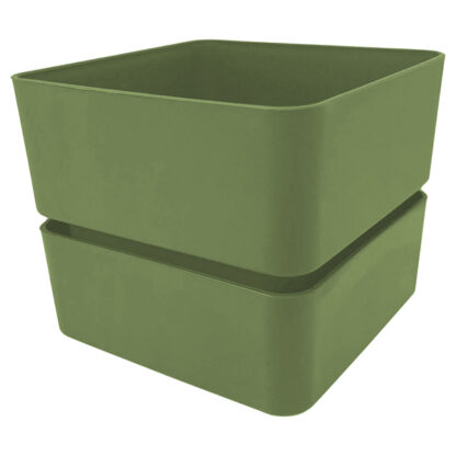 Vaso Veleta 0.75lt verde oliva TeraPlast