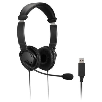 Cuffie Stereo con microfono e controllo del volume conness.USB-A -- Kensington